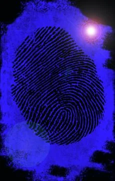 Fingerprint. Stock Illustration