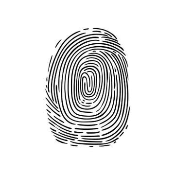 Fingerprint Stock Illustration