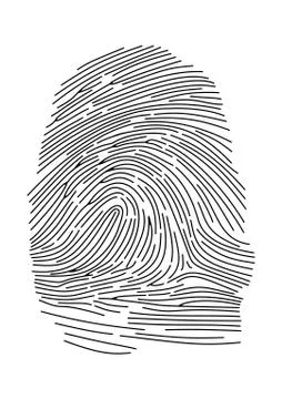 Fingerprint Illustrazione stock