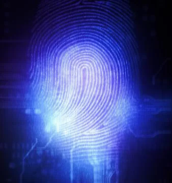 Fingerprint Stock Illustration