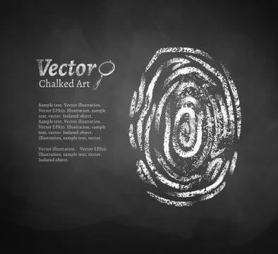 Fingerprint Stock Illustration