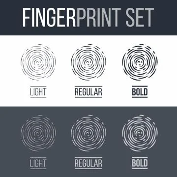 Fingerprint Illustrazione stock