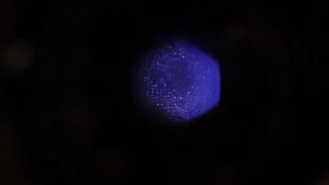 Fingerprint with lights 3 Stock Footage 318304603