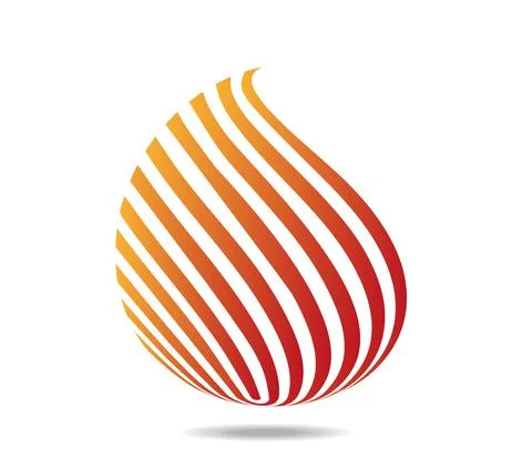 Fingerprint multiple parallel lines wound around a transparent ball or cone Stock Illustration