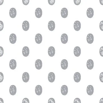 Fingerprint pattern creating seamless biometric security background 스톡 일러스트