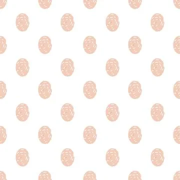 Fingerprint pattern forming a seamless biometric identity background Stockillustratie