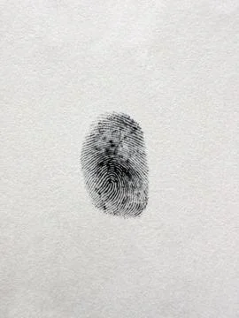 A fingerprint Stock-Fotos