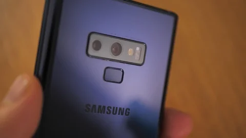 Fingerprint Reader Screen Unlock Video stock 100282029