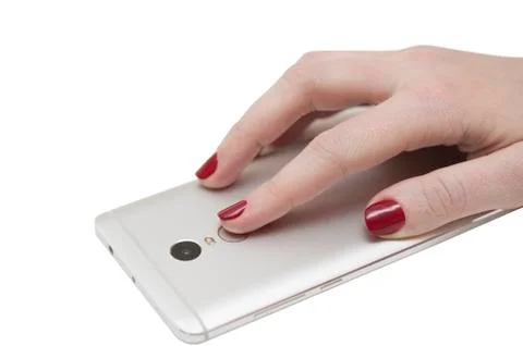 Fingerprint scanner. Stock Photos