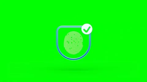 Fingerprint Scanner Successfully Recognizes User Input in Authentication 動画素材 314935175