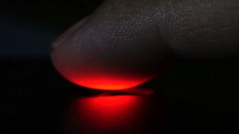 Fingerprint scanning technology Video stock 71001324