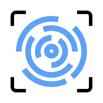 Fingerprint scanning technology Stock Illustration