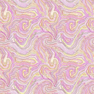 Fingerprint seamless background on square shape. Stock Illustration