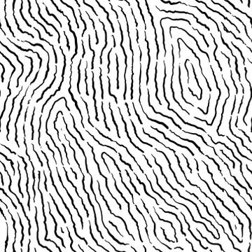 Fingerprint seamless background on square shape. Stock Illustration