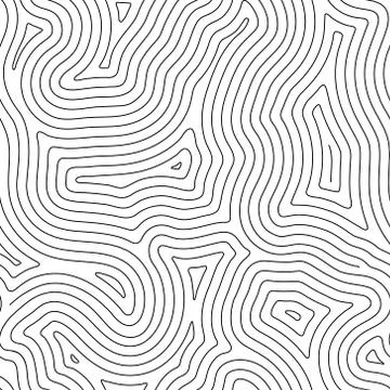 Fingerprint seamless background on square shape. Stock Illustration