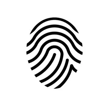 Fingerprint vector illustration Stock Illustration