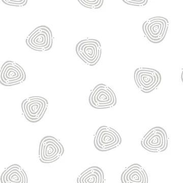 Fingerprinting client kyc glyph vector seamless pattern Illustrazione stock