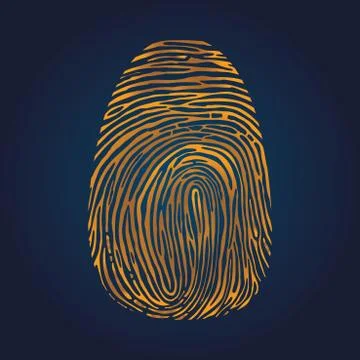 Fingerprints 스톡 일러스트