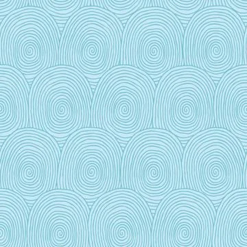 Fingerprints seamless pattern Stock Illustration