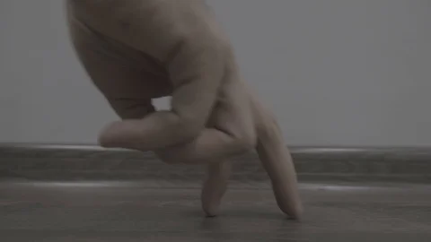 The fingers go from side to side Stock Footage 120407318