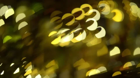 Fingers interrupt and intersect bokeh in bar Stock Footage 47686922