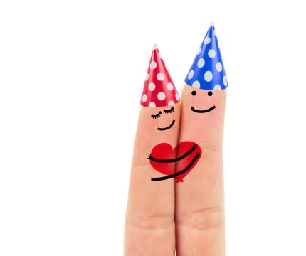Fingers in love Stock Illustration