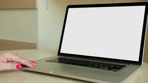 Fingers pressing keys on a computer keyboard. Hands typing laptop. Women finger Stock Footage 138295072