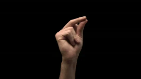 Fingers snapping black V2 - HD Stock Footage 509990