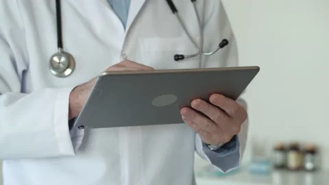 Fingers typing and touching tablet. Stock Footage 199199852