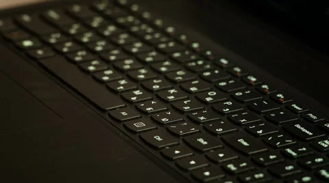 Fingers typing on keyboard Stock Footage 48066230