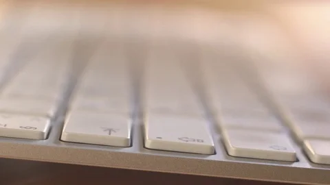 Fingers typing on keyboard Stock Footage 73223463