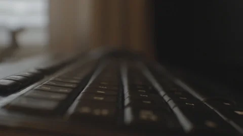 Fingers typing on a keyboard Stock Footage 92525113