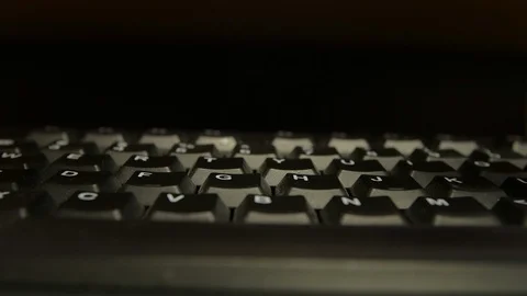 Fingers typing on keyboard medium 스톡 동영상 98792098