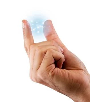 Fingertip Artificial Intelligence Stock Illustration