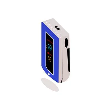 Fingertip oximeter Stock Illustration