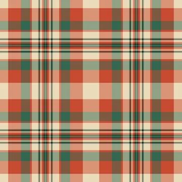 Finish fabric pattern seamless, couch background texture check. Jacket plai.. Stock Illustration