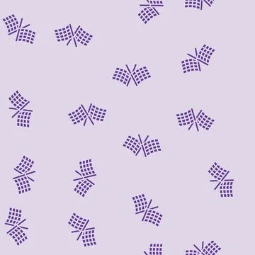 Finish flag check mark glyph seamless pattern イラスト素材
