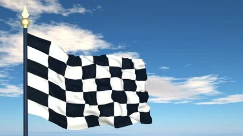 The finish flag Stock-Footage 10839111