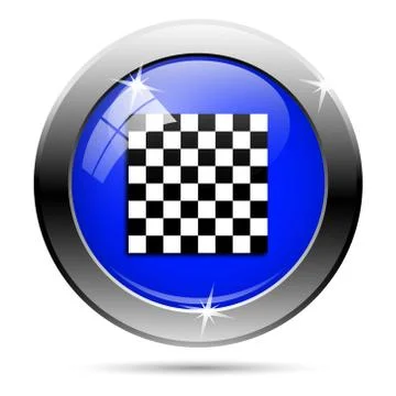 Finish flag icon Illustrazione stock