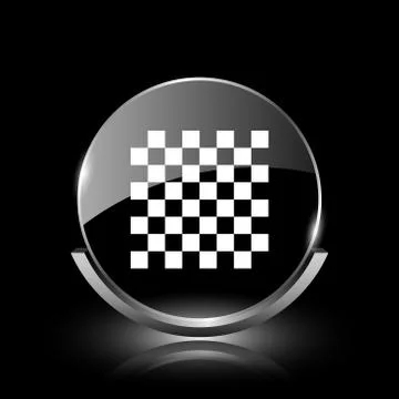 Finish flag icon Illustrazione stock