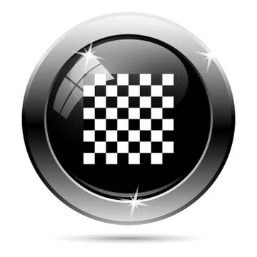 Finish flag icon Illustrazione stock