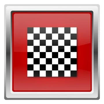 Finish flag icon Illustrazione stock
