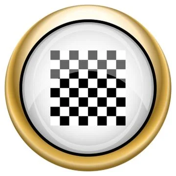 Finish flag icon Illustrazione stock