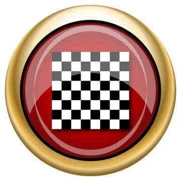 Finish flag icon Illustrazione stock