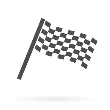 Finish flag icon Stock Illustration