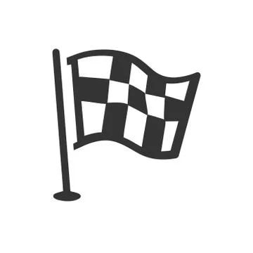 Finish Flag Icon Stock Illustration