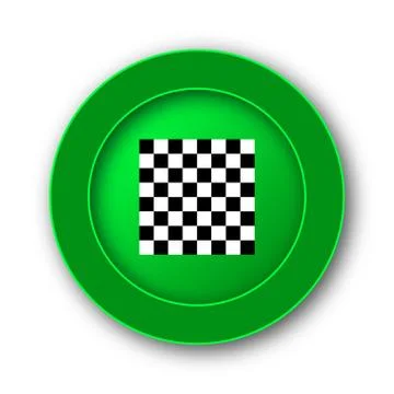 Finish flag icon. Internet button on white background.. Stock Illustration