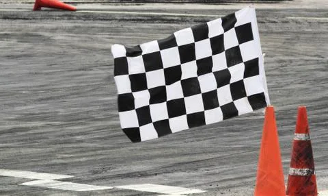 Finish flag Stock Photos