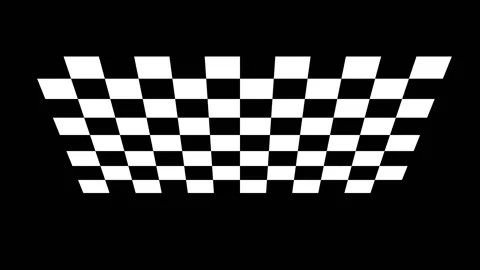 Finish flag turning vertically Stock-Footage 85928516