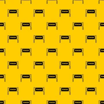 Finish line gates pattern vector Stock Illustration